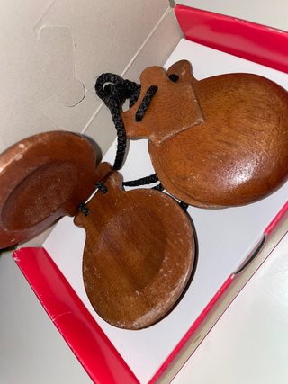 Castañuelas de madera