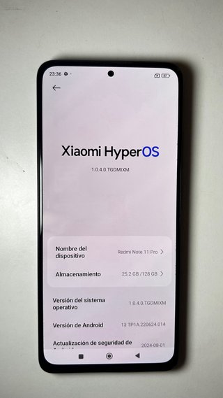 Xiaomi Redmi Note 11 Pro Negro (12G RAM)