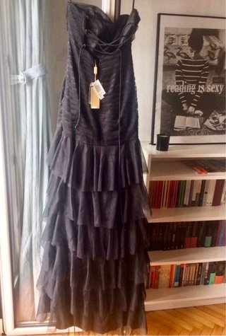 Vestido fiesta negro Bdba/a estrenar