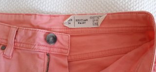 Shorts vaqueros coral - Talla 34/XS