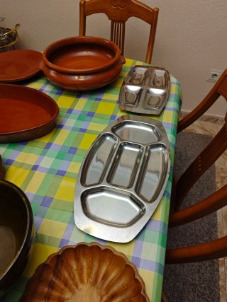 Cazuelas y bandejas de barro