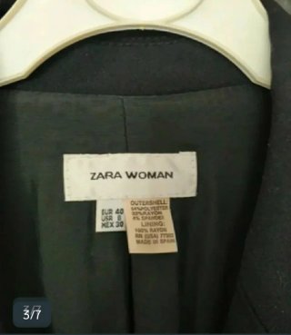 Chaqueta Zara Woman Negra
