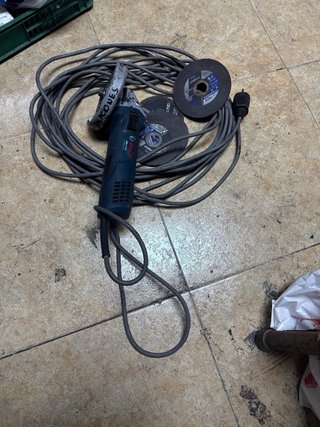 Radial Bosch 7-125 Professional cable largo extras