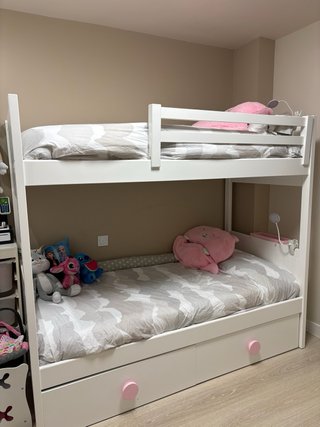 Litera Infantil Garabatos Blanca