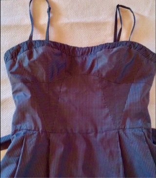 Vestido Mango Negro y Gris Talla M/nuevo