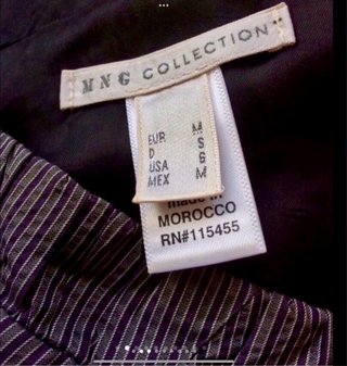 Vestido Mango Negro y Gris Talla M/nuevo