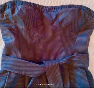 Vestido Mango Negro y Gris Talla M/nuevo