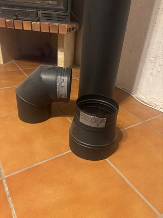 Chimenea hierro fundido con puerta acristalada