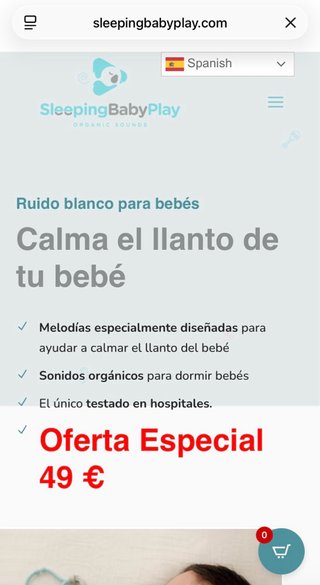 Aparato Ruido Blanco SBP Bebé