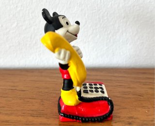 Muñeco Mickey Mouse teléfono vintage Bully