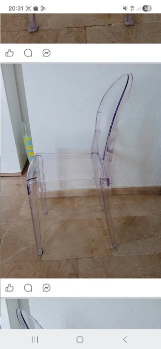 Sillas acrílico transparentes (Set)