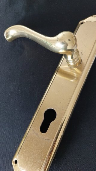 Manilla puerta dorada 27,5 cm