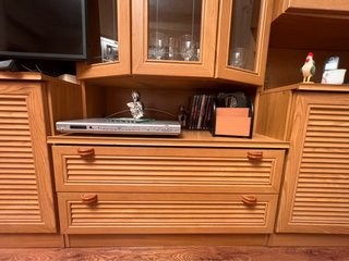 Mueble de salón modular madera