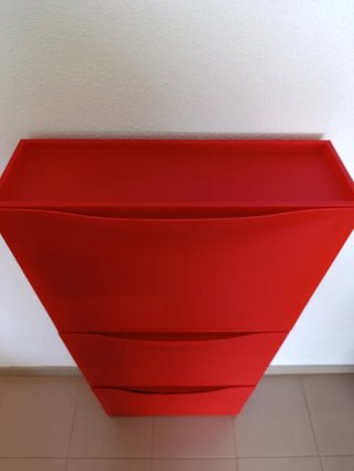 Zapatero Ikea Trones Rojo