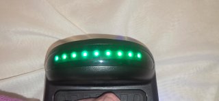 Hoverboard negro con luces