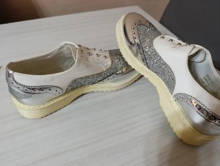 Scarpe Cult donna bianche e argento