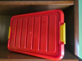 Caja organizadora infantil con dibujos