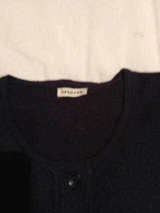 Chaqueta de punto negra mujer
