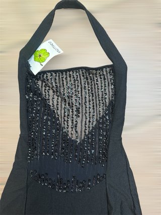 Abito lungo con strass