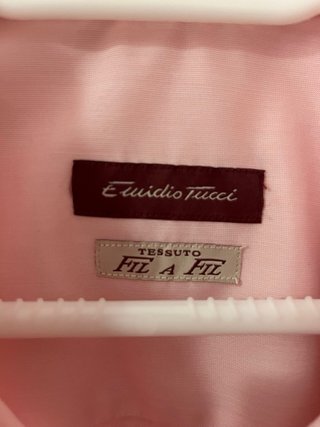 Camisa manga larga rosa bebé Talla XXL