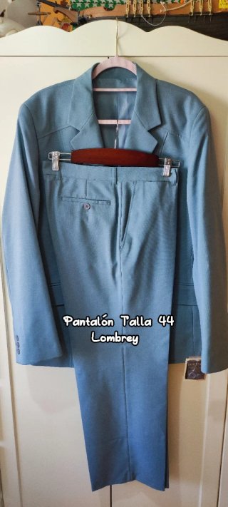 Traje Chaqueta Hombre Lombrey Azul Talla 52/44