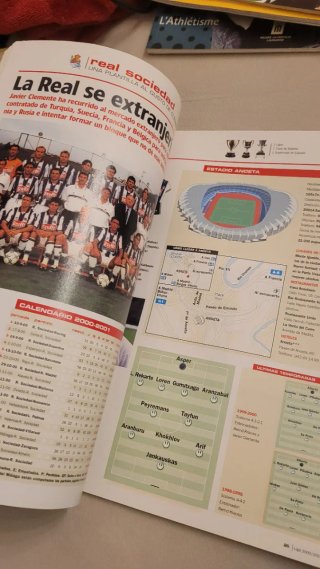 Guía Liga 2001