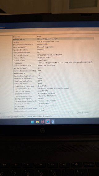 Ordenador Portátil HP 250 G9 15,6”