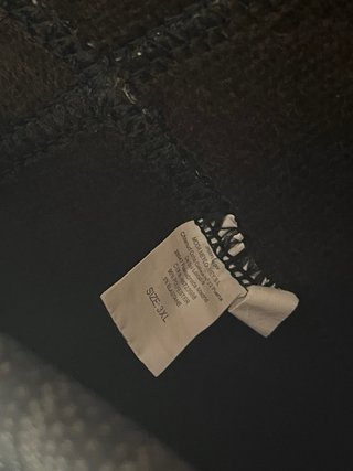 Pantalón largo negro talla XXL