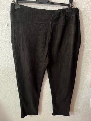 Pantalón largo negro talla XXL