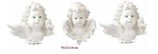Figuras de escayola de ángeles