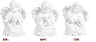 Figuras de escayola de ángeles