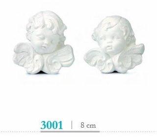 Figuras de escayola de ángeles