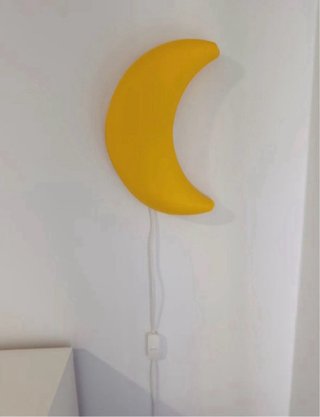 Lampara luna ikea / lampara infantil (COMO NUEVA)