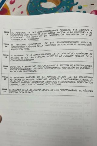 Temario y Test Auxiliar Administrativo Aragon 2026