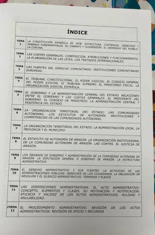 Temario y Test Auxiliar Administrativo Aragon 2026