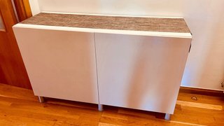 Aparador Ikea Besta 2 puertas blanco