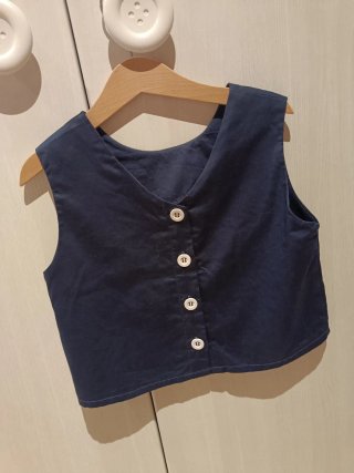 Vestido niña de dos piezas