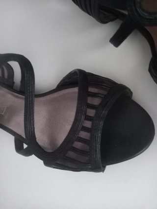 Sandalias Adolfo Dominguez Piel Negras
