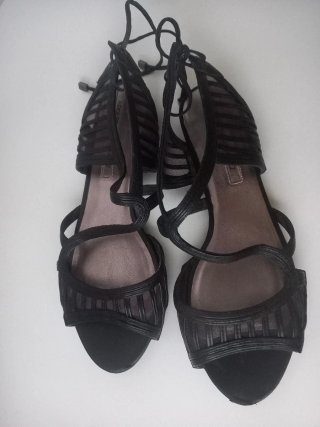 Sandalias Adolfo Dominguez Piel Negras