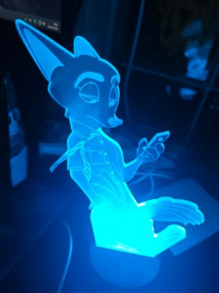 Lámpara LED Zootopia Nick Wilde