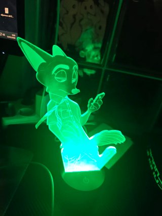 Lámpara LED Zootopia Nick Wilde