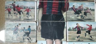 15 CROMOS ENSEÑANZA DEL JUEGO DE FOOT-BALL