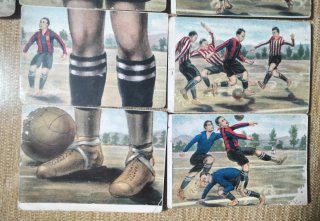 15 CROMOS ENSEÑANZA DEL JUEGO DE FOOT-BALL