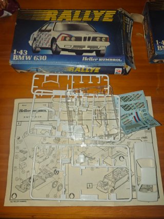 Maquetas Heller Humbrol BMW 630 Rallye