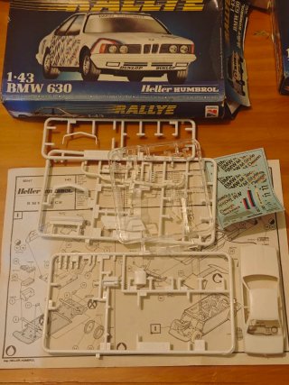 Maquetas Heller Humbrol BMW 630 Rallye