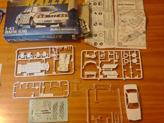 Maquetas Heller Humbrol BMW 630 Rallye