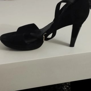 Zapatos de tacón Farrutx ante negros