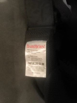 Mochila Portabebés BabyBjörn Negra
