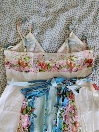 Vestido Multicolor con Estampado Floral