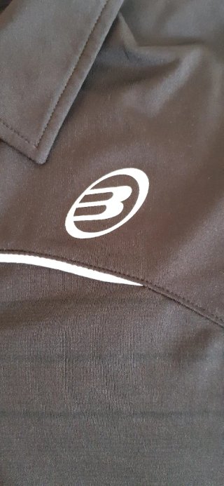 Polo Bullpadel Negro Mujer